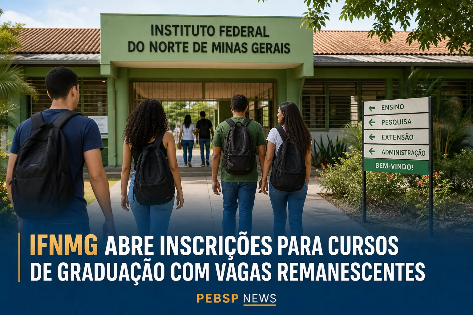 IFNMG ABRE INSCRIÇÕES PARA CURSOS DE GRADUAÇÃO COM VAGAS REMANESCENTES