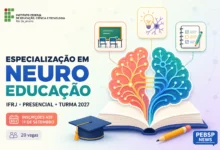 IFRJ abre 20 vagas gratuitas em Especialização em Neuroeducação presencial. Inscrições até 11 de setembro de 2026; confira cronograma e requisitos.
