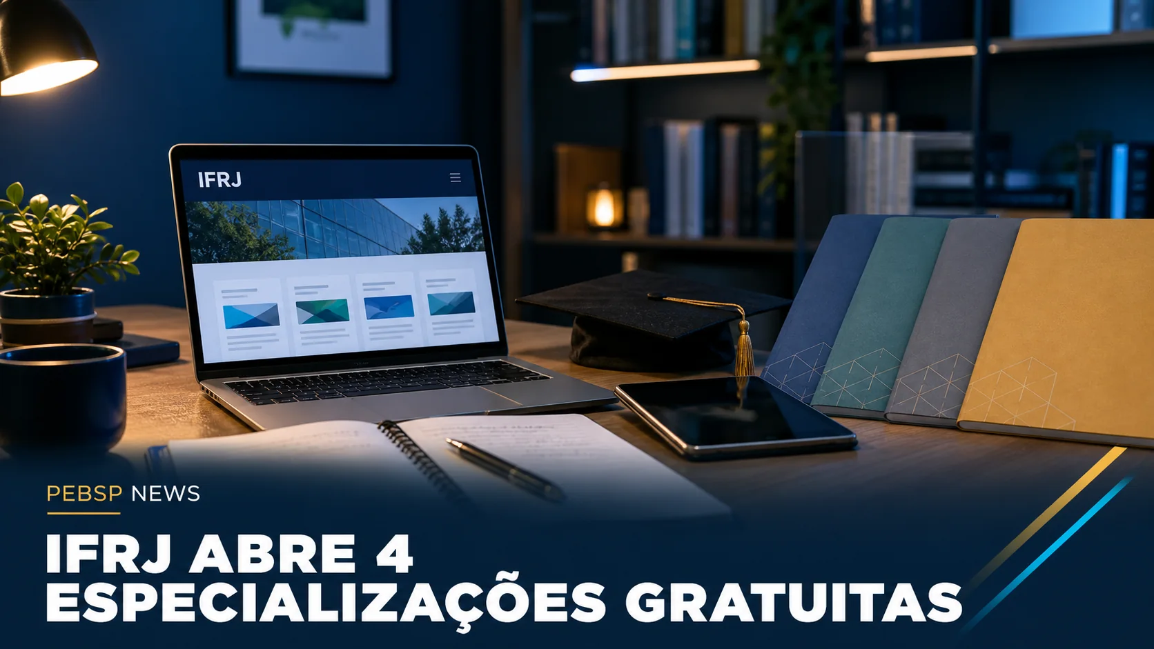 IFRJ abre 170 vagas em 4 especializações gratuitas (EAD e semipresencial). Inscrições até 11/09/2026, ingresso em 2027. Confira vagas de cada curso.