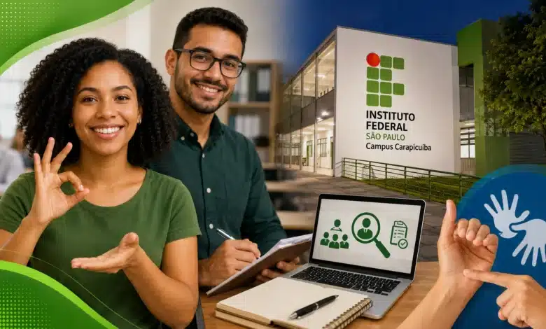 O IFSP e o PRONATEC prorrogoram até 30/08 as inscrições para ingresso nos cursos FIC de Recursos Humanos e Libras Básico com ajuda de custo.