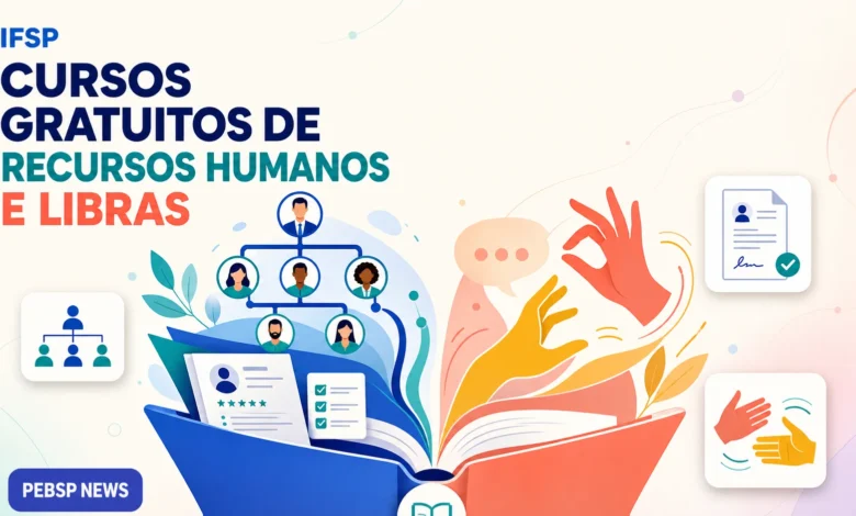 IFSP abre vagas gratuitas para cursos de Assistente de RH e Libras em Carapicuíba, com bolsa por frequência. Inscrições terminam em 27 de agosto.
