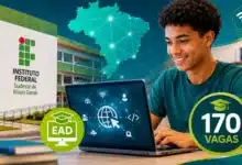 IFSudeste MG abre 170 vagas para o curso técnico EaD em Informática para Internet com inscrições até 31/08, sem taxas. Confira o edital!