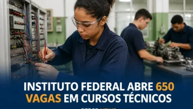 INSTITUTO FEDERAL ABRE 650 VAGAS EM CURSOS TÉCNICOS