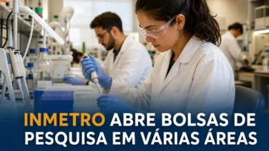 Inmetro abre seleção de bolsas de pesquisa para estudantes, técnicos, especialistas e pesquisadores. Inscrições do Pronametro seguem até 8 de setembro.
