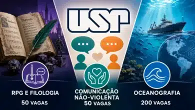 USP abre 3 cursos gratuitos simultâneos: RPG e Filologia, Comunicação Não-Violenta e Oceanografia. Inscrições em agosto/setembro. Veja prazos.