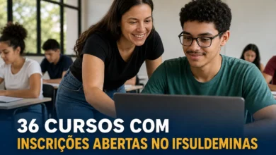 36 CURSOS COM INSCRIÇÕES ABERTAS NO IFSULDEMINAS
