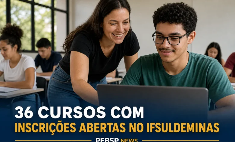 36 CURSOS COM INSCRIÇÕES ABERTAS NO IFSULDEMINAS