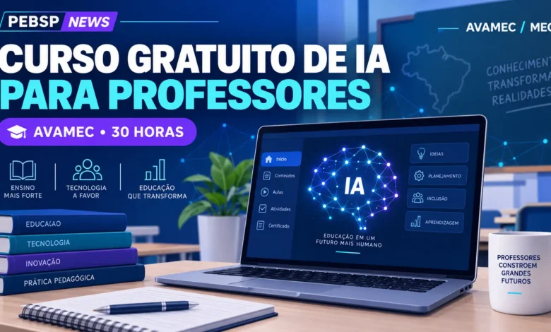 Aprenda a integrar tecnologias e IA às práticas pedagógicas com o curso de extensão a distância do MEC. Formação gratuita no Portal AVAMEC.