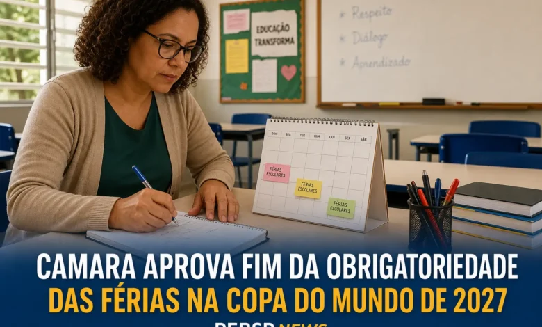 CAMARA APROVA FIM DA OBRIGATORIEDADE DAS FERIAS NA COPA DO MUNDO DE 2027