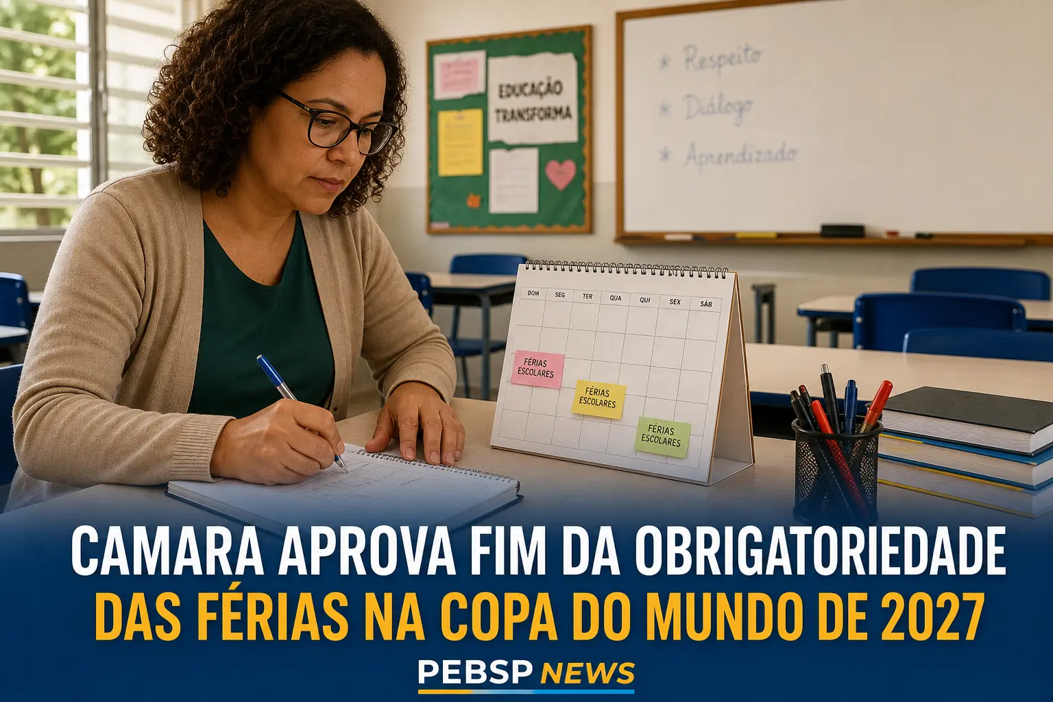 CAMARA APROVA FIM DA OBRIGATORIEDADE DAS FERIAS NA COPA DO MUNDO DE 2027