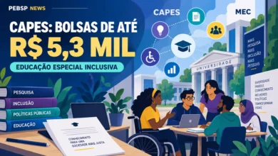 Capes abre o Obeduc-EI para financiar pesquisas sobre Educação Especial Inclusiva, com bolsas de até R$ 5,3 mil e prazo até 5 de outubro.