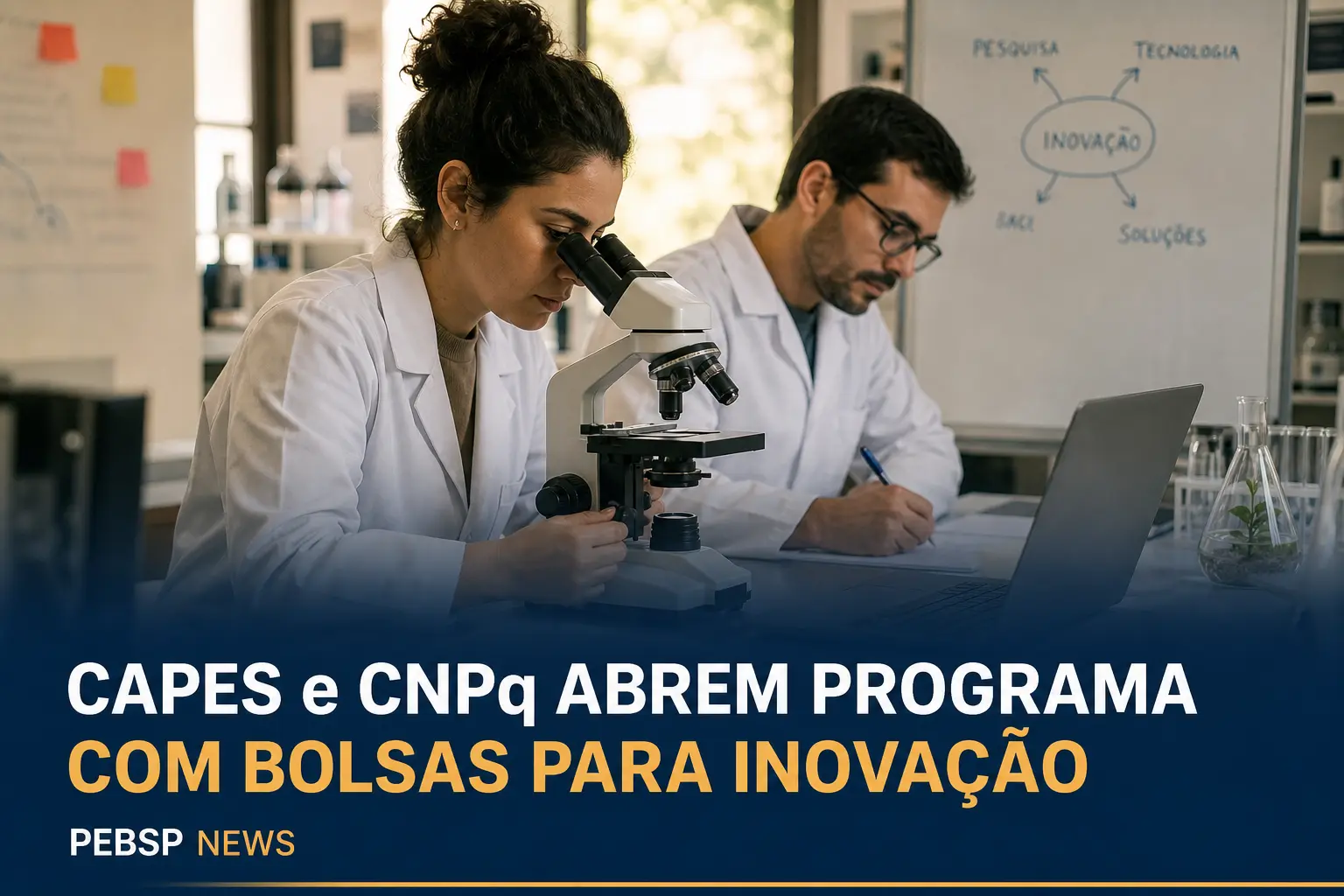 CAPES e CNPq ABREM PROGRAMA COM BOLSAS PARA INOVAÇÃO