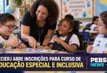 Cecierj abre 1.000 vagas gratuitas em Educação Especial e Inclusiva, com formação em AEE, autismo e deficiência visual. Inscrições até 27 de setembro.