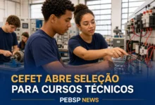 CEFET ABRE SELEÇÃO PARA CURSOS TÉCNICOS