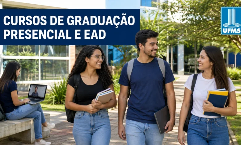 UFMS abre vestibular 2027 com 5.677 vagas em 131 cursos presenciais e EaD. Inscrições até 12/11/2026. Veja cronograma, cotas e como se inscrever.