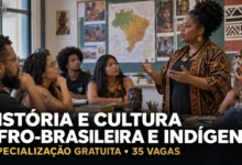 IFBA abre 35 vagas gratuitas em especialização de História Afro-Brasileira e Indígena, em Lauro de Freitas. Inscrições até 13/09; confira etapas.