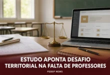 Estudo estima que 19.378 licenciados precisariam mudar de regional por ano para aproximar a formação docente da demanda das escolas públicas.