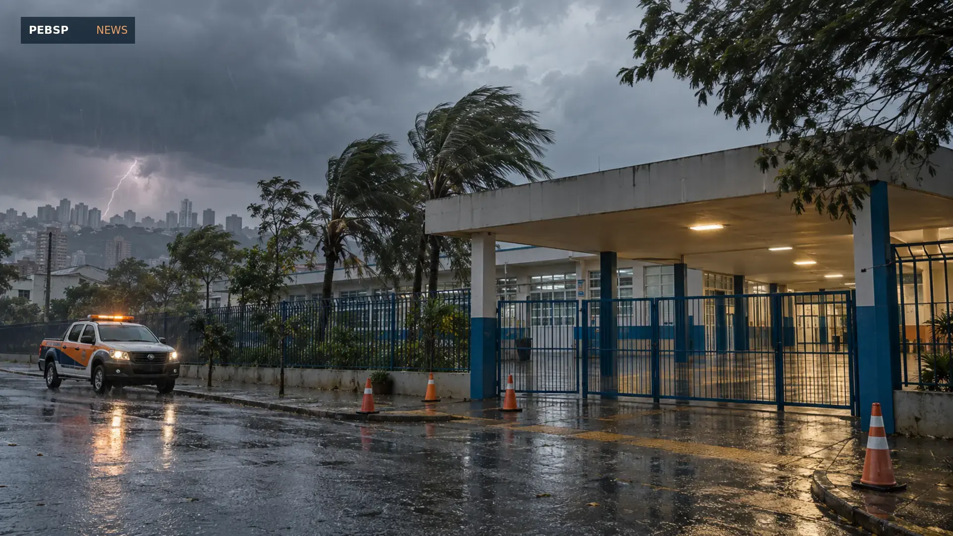 Governo de SP recomenda avaliar suspensão de aulas em áreas com risco de temporal. Saiba o que muda e como acompanhar os avisos.