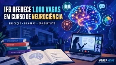 IFB abre 1.000 vagas gratuitas para o curso de extensão e EaD de Neurociência na Educação, com 60 horas e inscrições até 15/09.