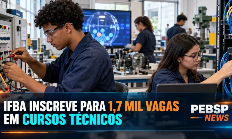 Já concluiu o Ensino Médio? O IFBA oferece 1788 vagas em cursos técnicos gratuitos com inscrições até 15/09. Confira o edital e inscreva-se!