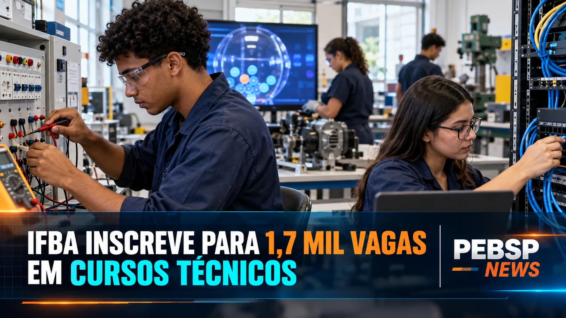 Já concluiu o Ensino Médio? O IFBA oferece 1788 vagas em cursos técnicos gratuitos com inscrições até 15/09. Confira o edital e inscreva-se!
