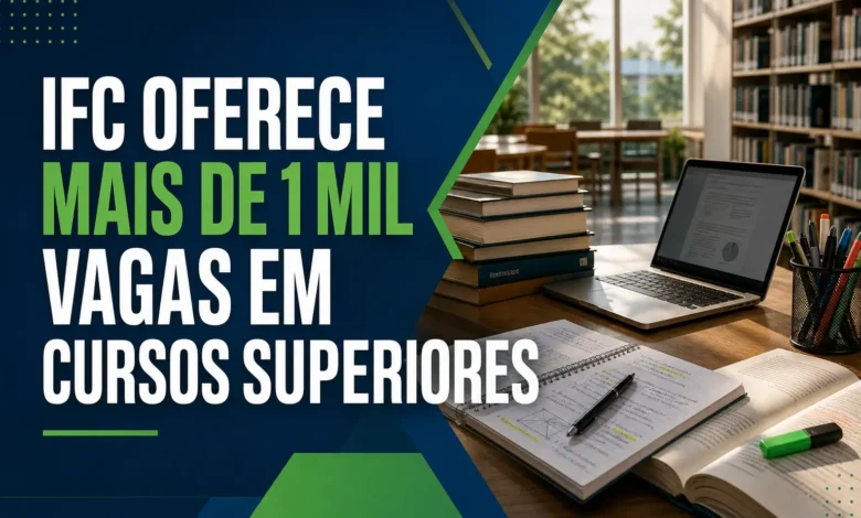 IFC OFERECE MAIS DE 1 MIL VAGAS EM CURSOS SUPERIORES