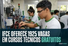IFCE OFERECE 1925 VAGAS EM CURSOS TÉCNICOS GRATUITOS