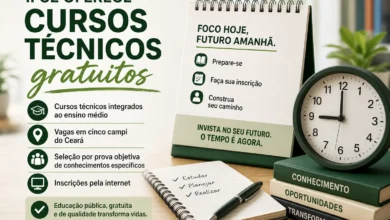 IFCE oferece cursos técnicos gratuitos