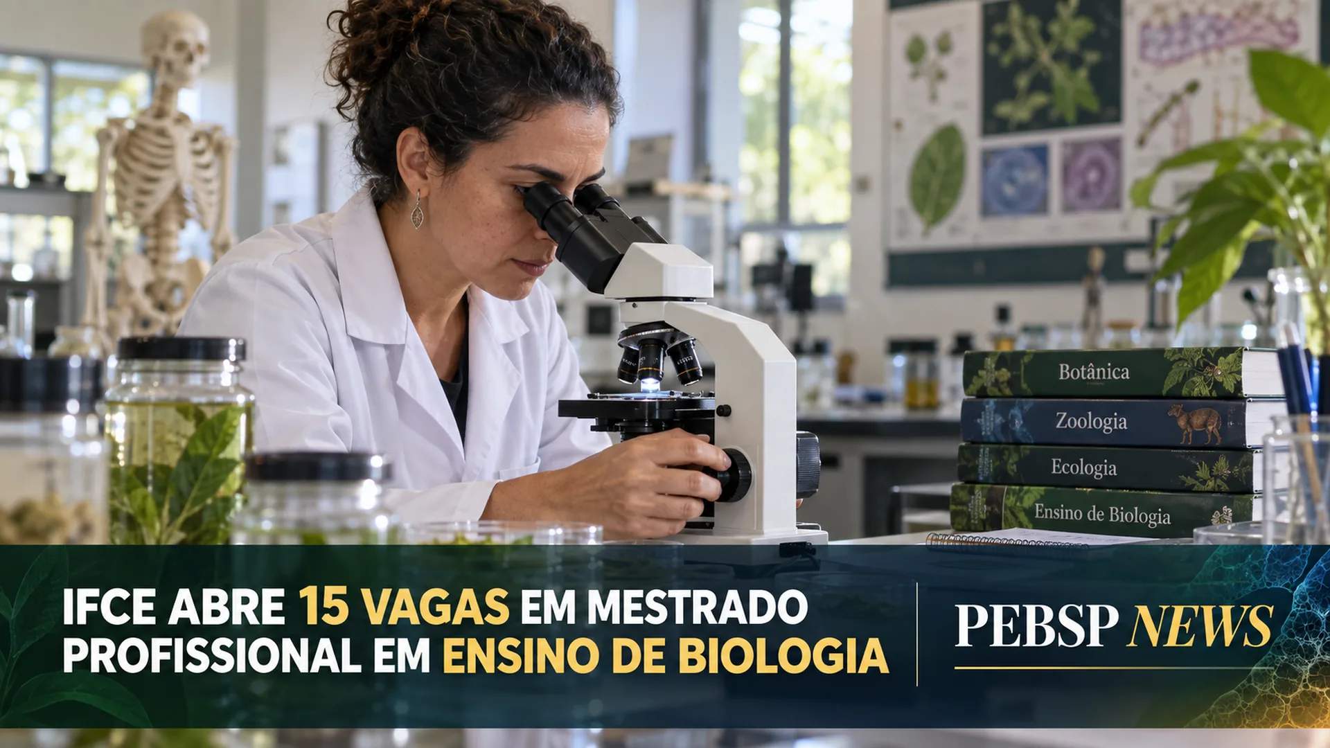 IFCE Acaraú oferece 15 vagas no mestrado gratuito PROFBIO para professores da rede pública. Inscrições até 30 de setembro; prova remota em outubro.