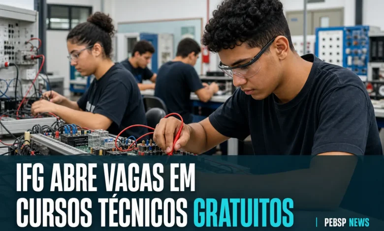 IFG abre vagas em cursos técnicos gratuitos