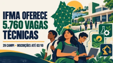 Confira as vagas oferecidas no edital do IFMA 2027. São dezenas de cursos técnicos subsequentes, concomitantes e integrados ao Ensino Médio.