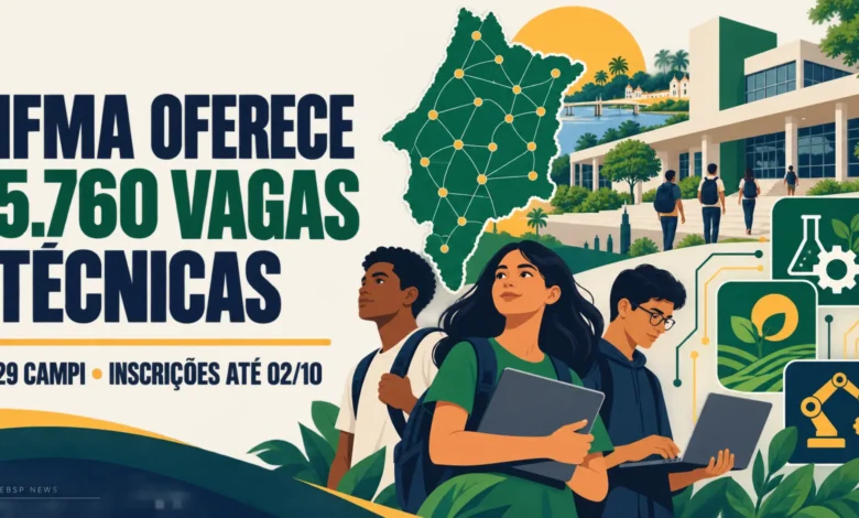 Confira as vagas oferecidas no edital do IFMA 2027. São dezenas de cursos técnicos subsequentes, concomitantes e integrados ao Ensino Médio.
