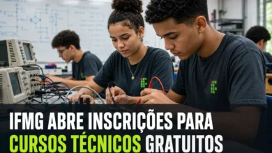 IFMG ABRE INSCRIÇÕES PARA CURSOS TÉCNICOS GRATUITOS