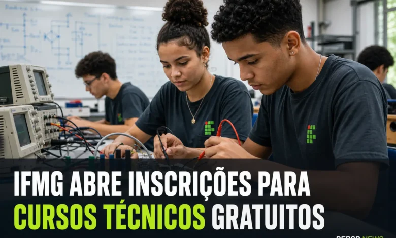 IFMG ABRE INSCRIÇÕES PARA CURSOS TÉCNICOS GRATUITOS
