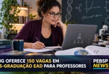 IFMG abre 150 vagas gratuitas em pós-graduação EAD para professores de Ciências e Matemática. Inscrições até 04/10; confira requisitos e como participar.
