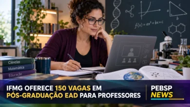 IFMG abre 150 vagas gratuitas em pós-graduação EAD para professores de Ciências e Matemática. Inscrições até 04/10; confira requisitos e como participar.