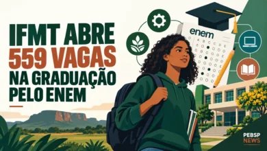 Sem taxa de inscrição, o IFMT seleciona candidatos a 559 vagas de graduação usando notas do Enem a partir de 2010. Confira o cronograma.