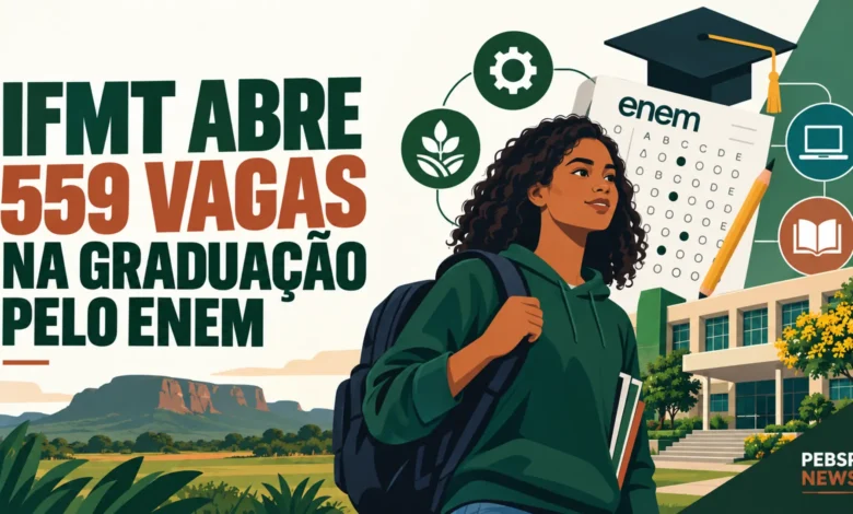 Sem taxa de inscrição, o IFMT seleciona candidatos a 559 vagas de graduação usando notas do Enem a partir de 2010. Confira o cronograma.