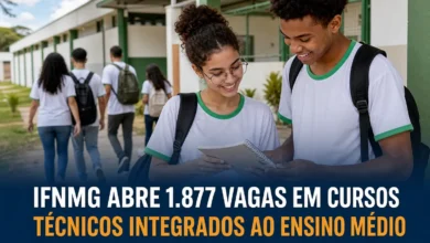 IFNMG ABRE 1.877 VAGAS EM CURSOS TÉCNICOS INTEGRADOS AO ENSINO MÉDIO