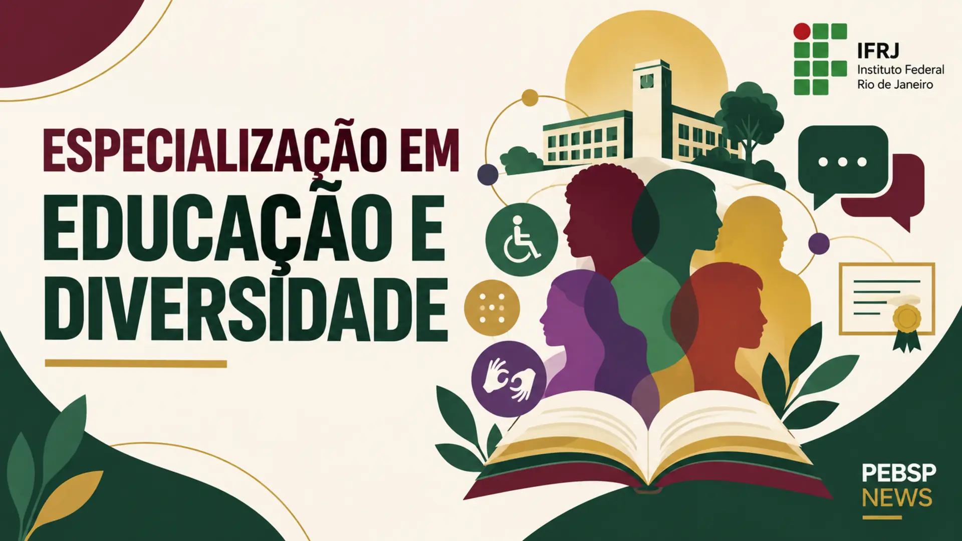 IFRJ abre 20 vagas gratuitas em especialização semipresencial em Educação e Diversidade, ingresso 2027. Inscrições até 11/09; confira etapas.