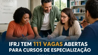 IFRJ TEM 111 VAGAS ABERTAS PARA CURSOS DE ESPECIALIZAÇÃO