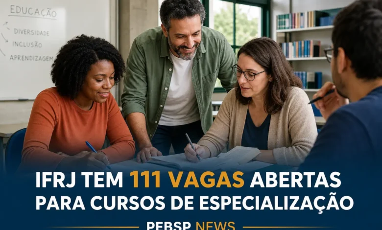 IFRJ TEM 111 VAGAS ABERTAS PARA CURSOS DE ESPECIALIZAÇÃO