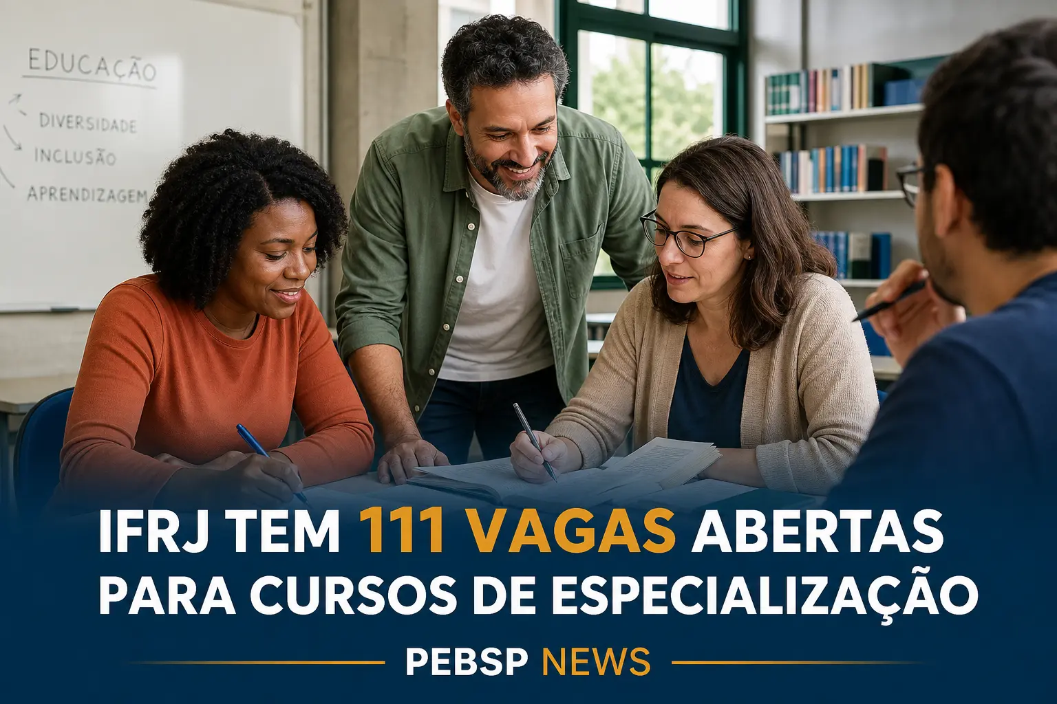 IFRJ TEM 111 VAGAS ABERTAS PARA CURSOS DE ESPECIALIZAÇÃO