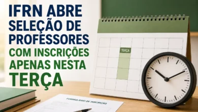 IFRN ABRE SELEÇÃO DE PROFESSORES COM INSCRIÇÕES APENAS NESTA TERÇA
