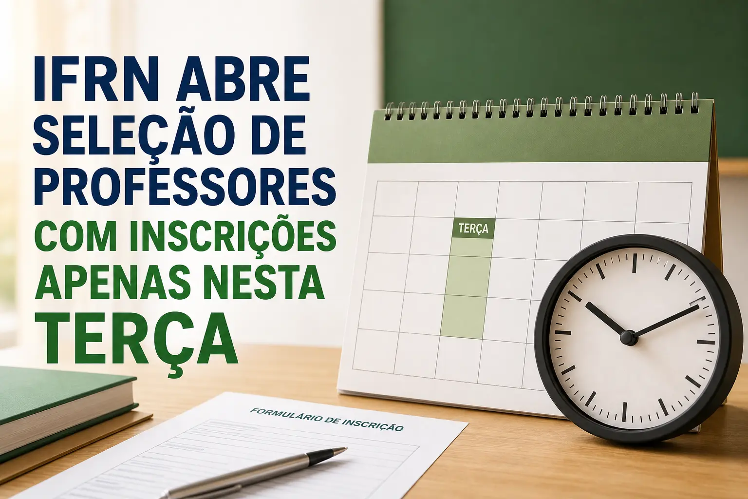 IFRN ABRE SELEÇÃO DE PROFESSORES COM INSCRIÇÕES APENAS NESTA TERÇA