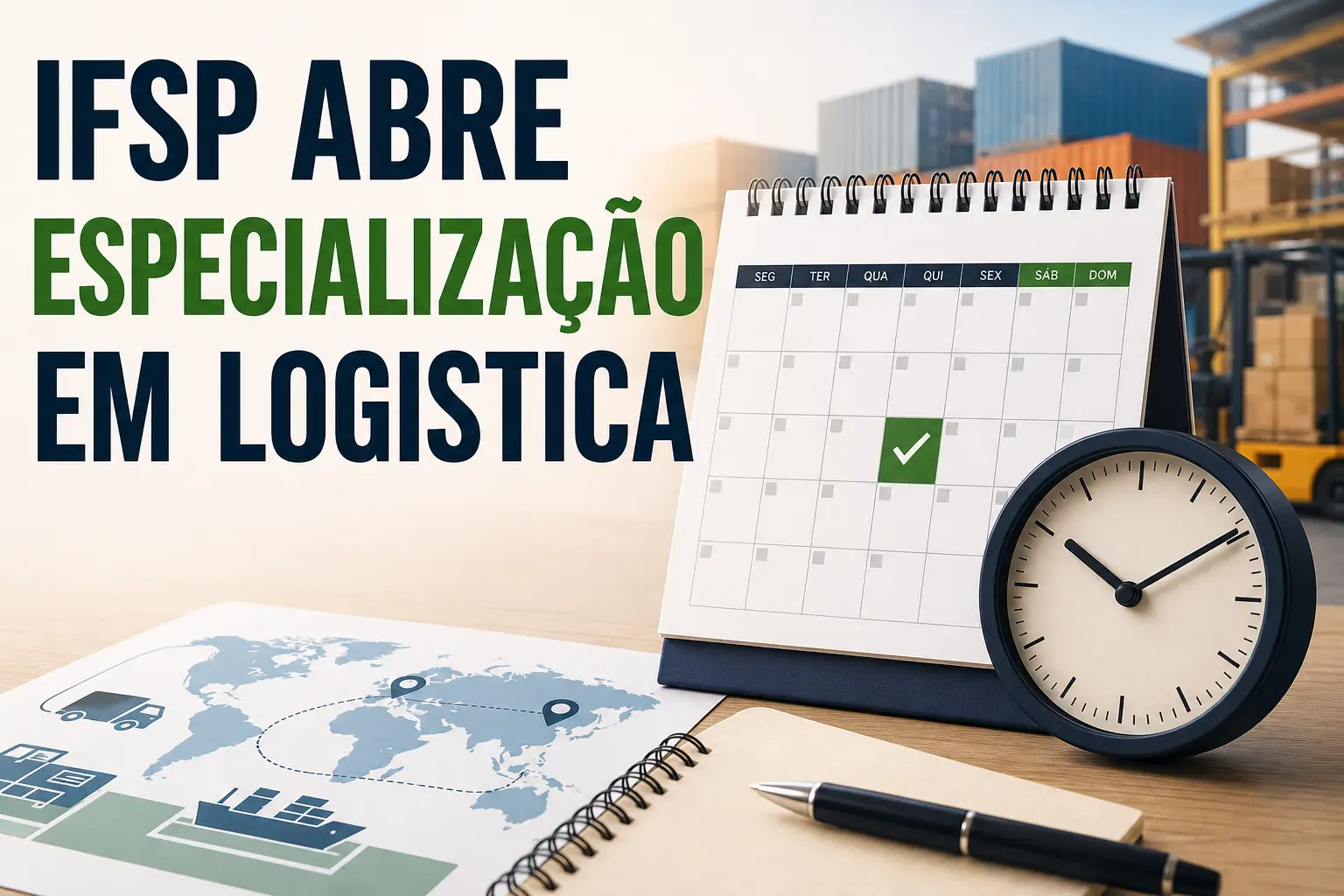 IFSP ABRE ESPECIALIZAÇÃO EM LOGISTICA