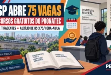 IFSP Cidade Tiradentes abre 75 vagas em cursos gratuitos do Pronatec com auxílio de R$ 3,75/hora. Inscrições até 16/set (presenciais); confira documentos.