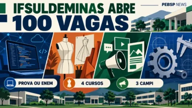 Vestibular IFSULDEMINAS abre inscrições para 100 vagas nos cursos de graduação gratuitos em tecnologia. Confira o edital e o cronograma aqui!