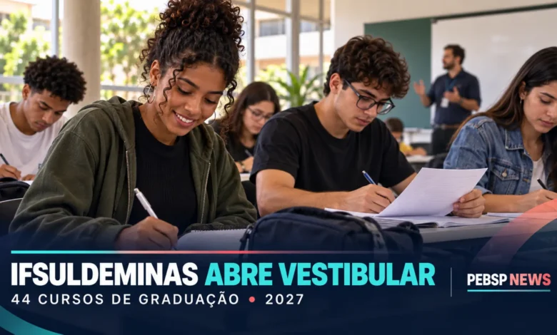 Quer estudar engenharia, licenciatura ou tecnólogo? O IFSULDEMINAS abriu centenas de vagas em cursos de graduação gratuitos em 2027.