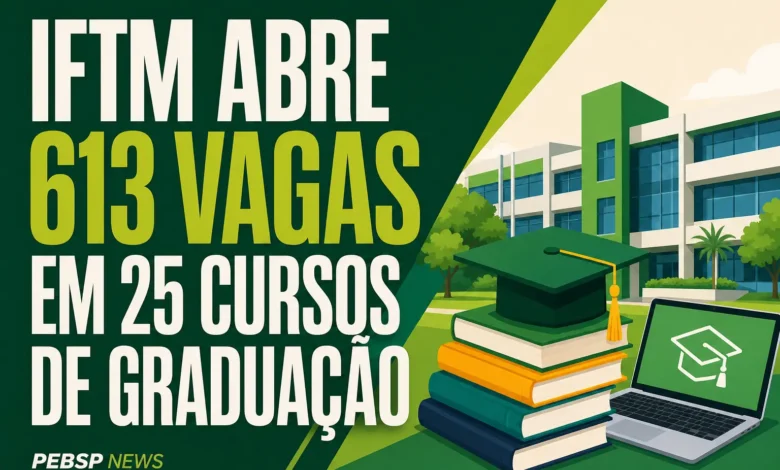IFTM ABRE 613 VAGAS EM 25 CURSOS DE GRADUAÇÃO